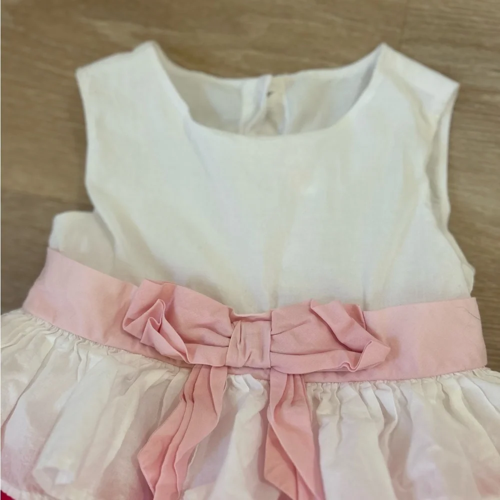 Gymboree Girls 4T Birthday Shop Pink Ruffled Tiered Dress